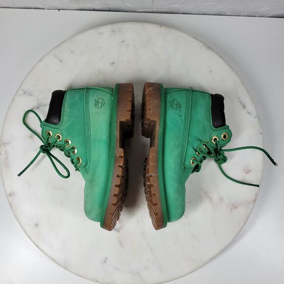 Timberland Limited Edition Boot Toddler 7 Celtics Kelly Green Classic Waterbuck - Picture 13 of 16